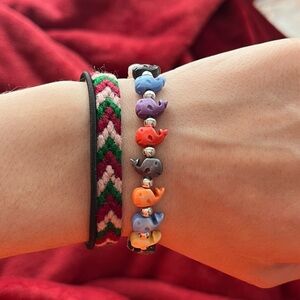 Trrtlz multicolor whale bracelet